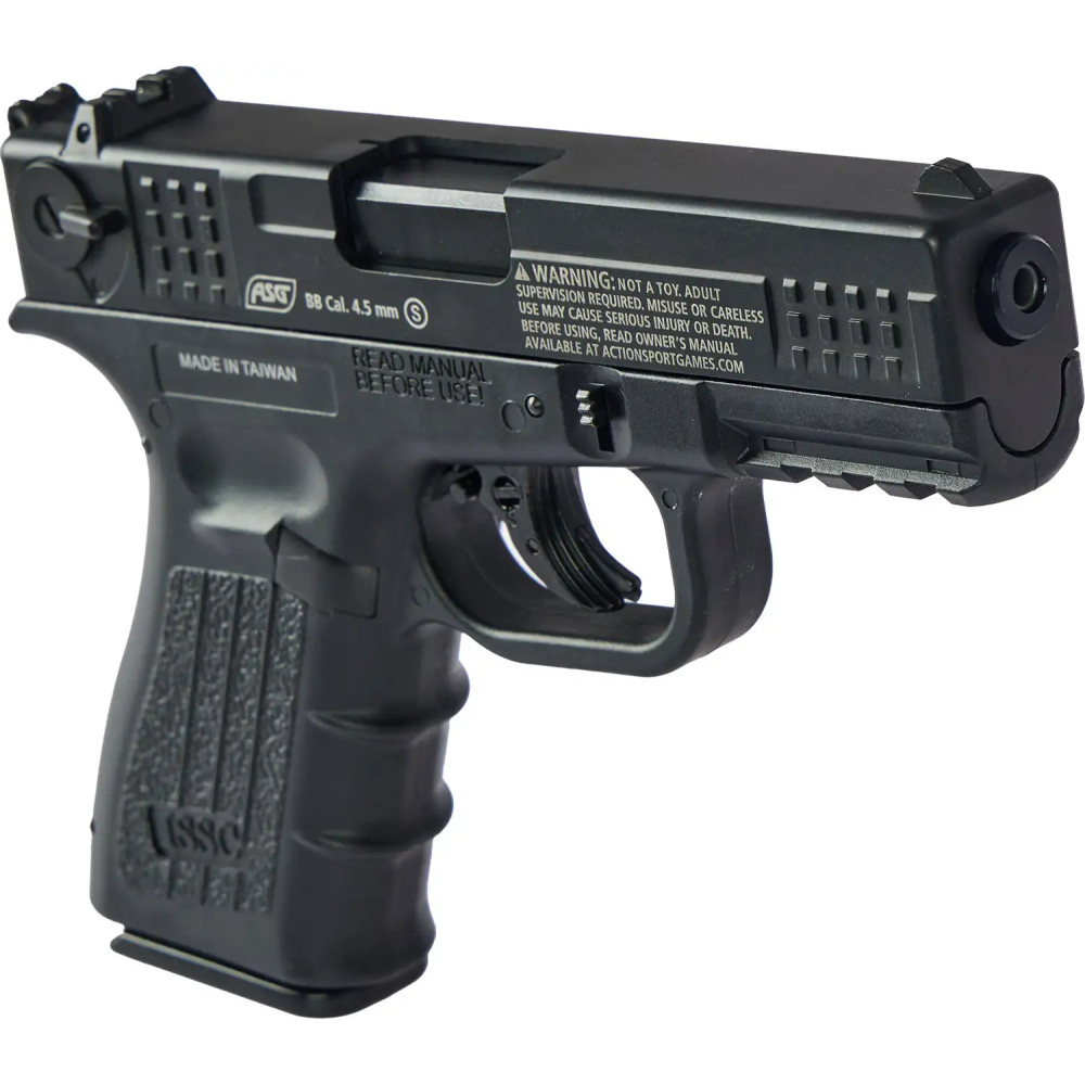 Пистолет пневматический ASG ISSC M22 4,5 мм кал. 4.5 мм Black