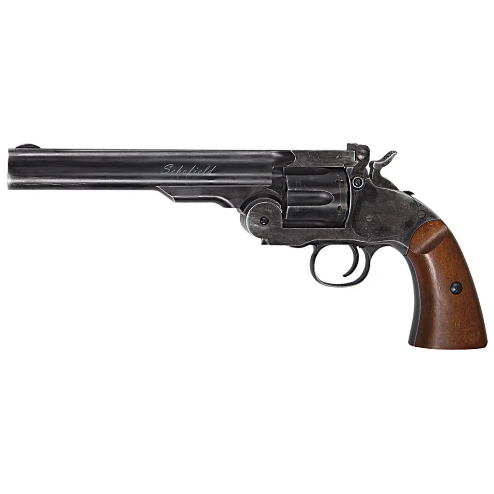 Револьвер пневматичний ASG Schofield 6" Pellet кал. 4.5 мм