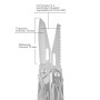 Мультитул Active Universal Tool. Колір - silver