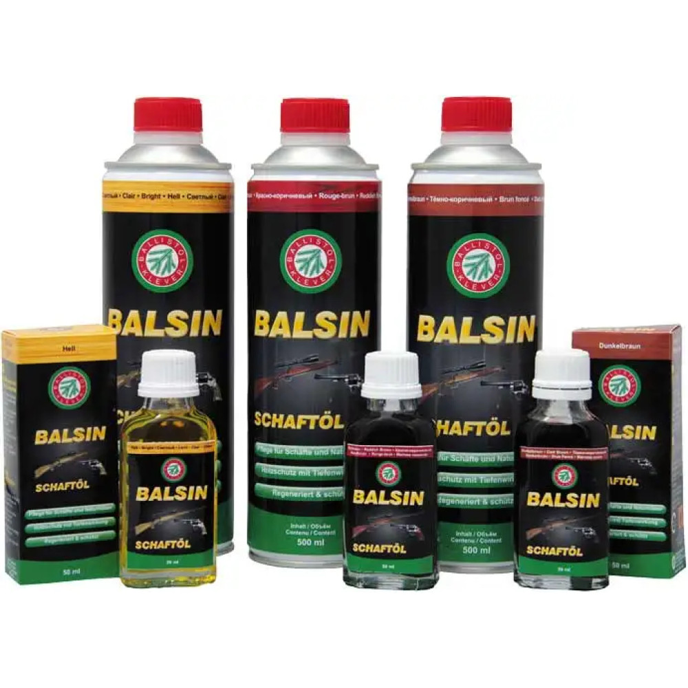 Масло для ухода за деревом Balsin 50мл. Красно-коричневое