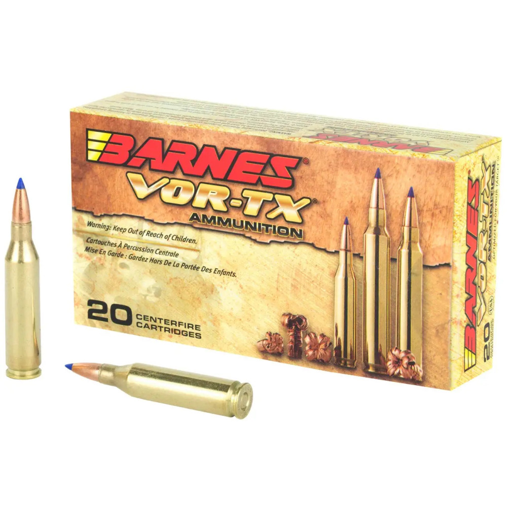 Патрон Barnes кал. 243 Win куля TTSX BT маса 5.2 м/80 гран. Поч. швидкість 1020 м/с