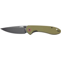 Ніж CJRB Feldspar Black Blade Green