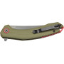 Ніж CJRB Gobi Black Blade Green