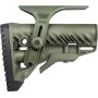 Приклад FAB Defense GLR-16 CP з регульованою щокою для AR15/M16. Olive