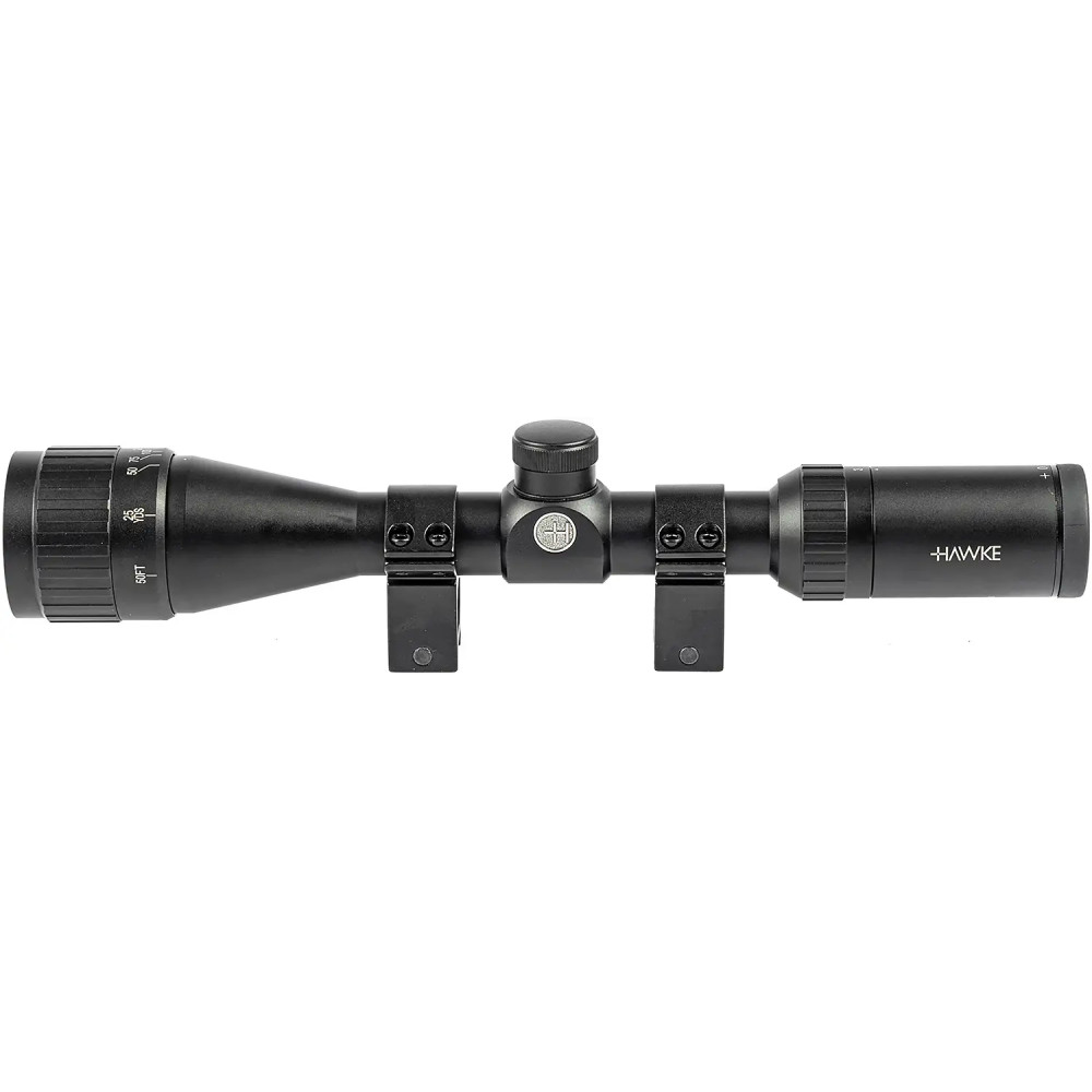 Приціл оптичний Hawke Fast Mount 3-9x40 AO сітка Mil Dot. Кільця на Weaver