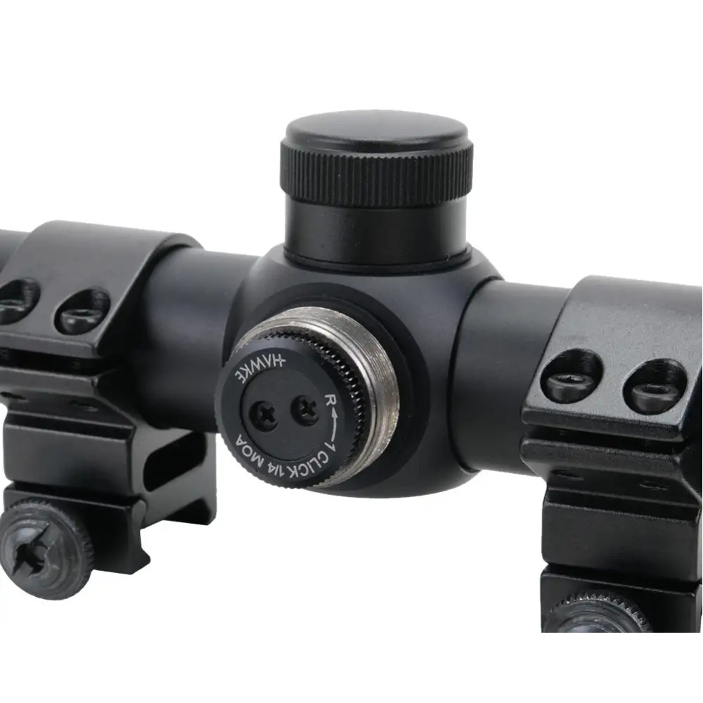 Приціл оптичний Hawke Fast Mount 3-9x40 AO сітка Mil Dot. Кільця на Weaver