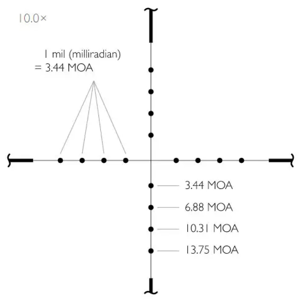 Приціл оптичний Hawke Vantage 4x32 сітка Mil Dot