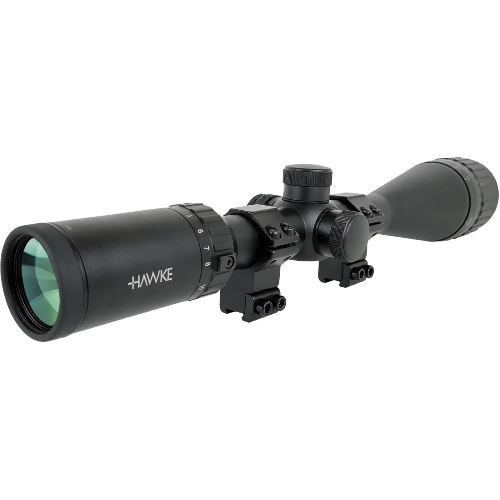 Прицел оптический Hawke Fast Mount 4-16x50 AO сетка Mil Dot с подсветкой. Кольца на Ласточкин хвост