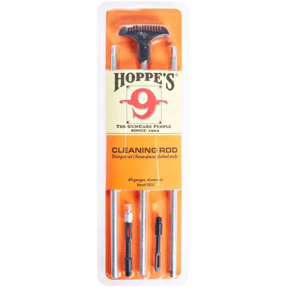 Шомпол складной Hoppe`s для гладкоствольного оружия. Алюминиевый. 82 см. 8/32 F