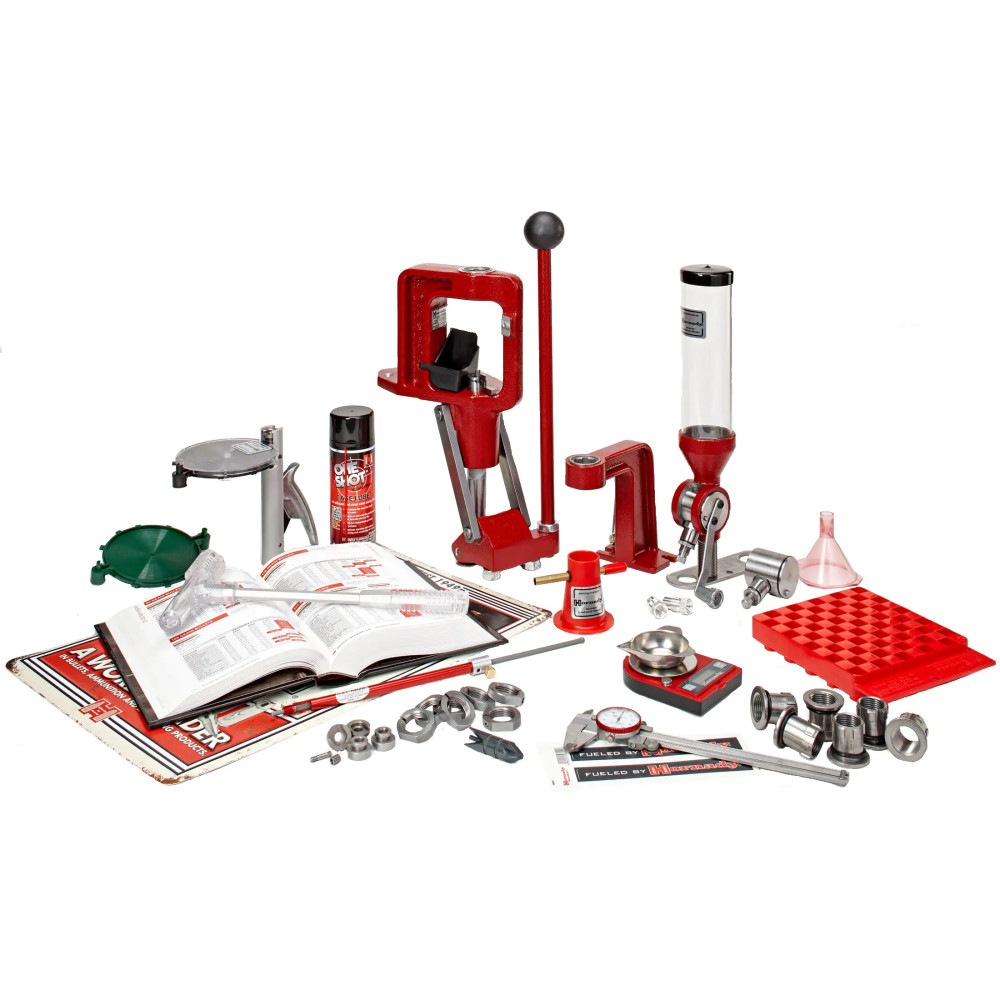 Набір Hornady Lock-N-Load Classic DELUXE EXP для спорядження нарізних патронів (прес; дозатор; ваги; капсулятор; триклер; набір шеллхолд.)