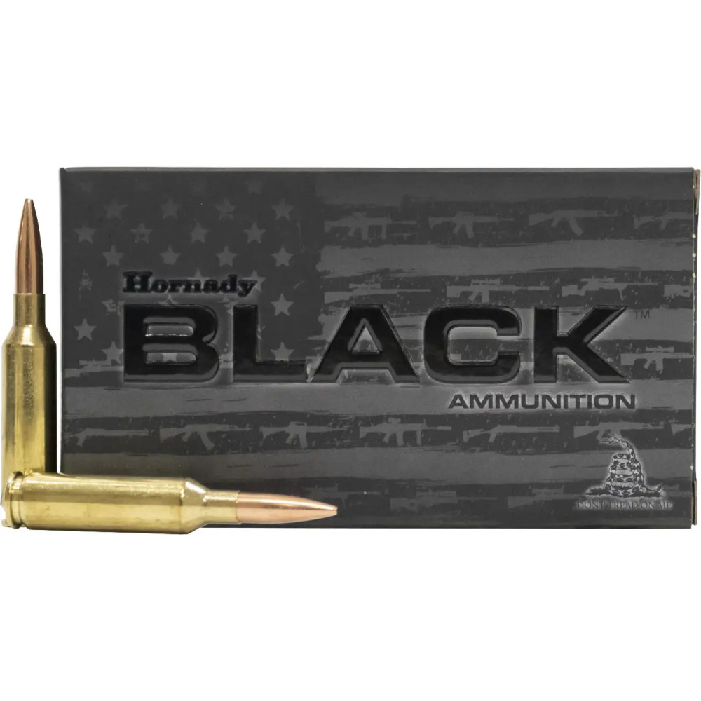 Патрон Hornady Match BLK кал. 6 мм Creedmoor куля BTHP маса 105 gr (6.8 г)