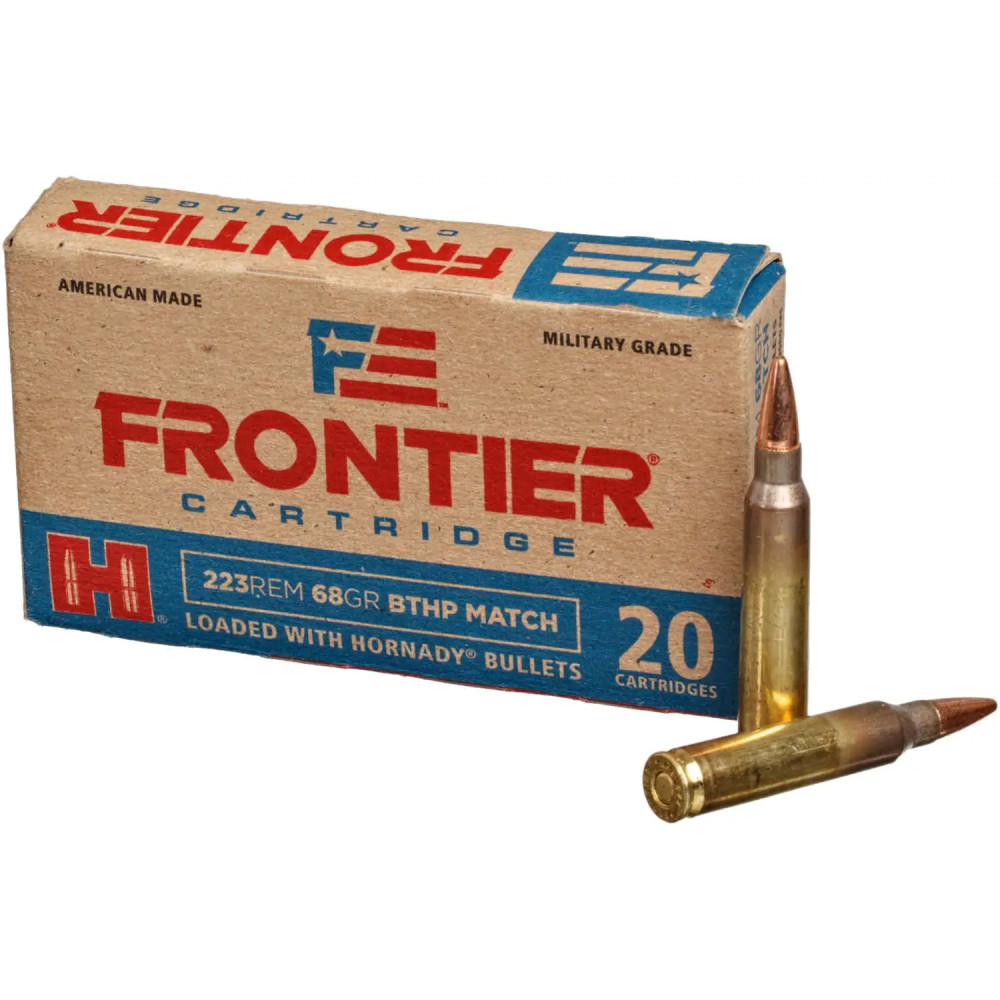 Патрон Hornady Frontier кал. 223 Rem куля BTHP маса 4,4 г/68 гран