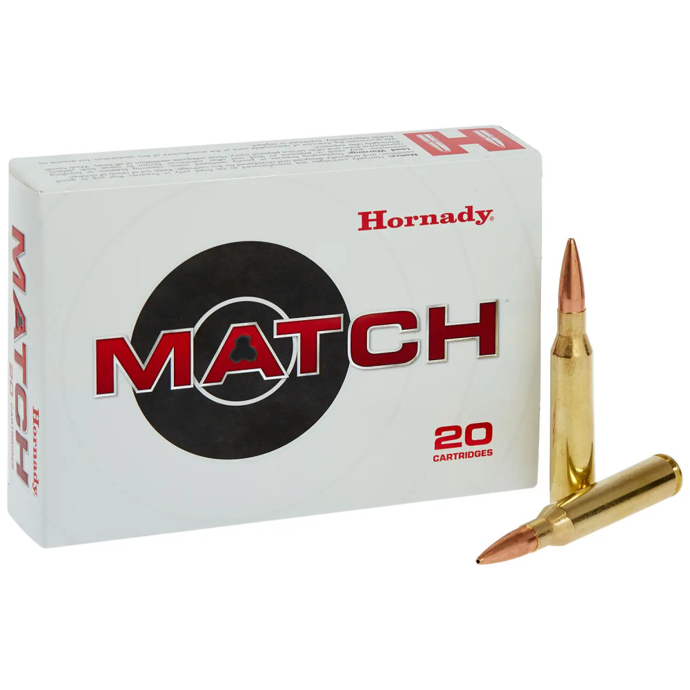 Патрон Hornady Match кал.338 Lapua Mag куля BTHP маса 250 гр (16.2 г)