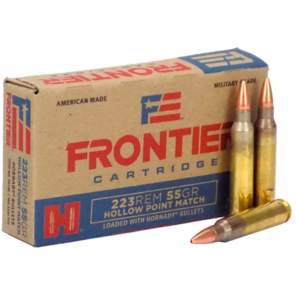 Патрон Hornady Frontier кал. 223 Rem куля HP Match маса 55 гр (3.6 г)