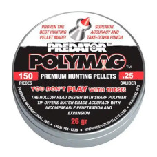 Пули пневматические JSB Polymag. Кал. 6.35 мм. Вес - 1.64 г. 150 шт/уп