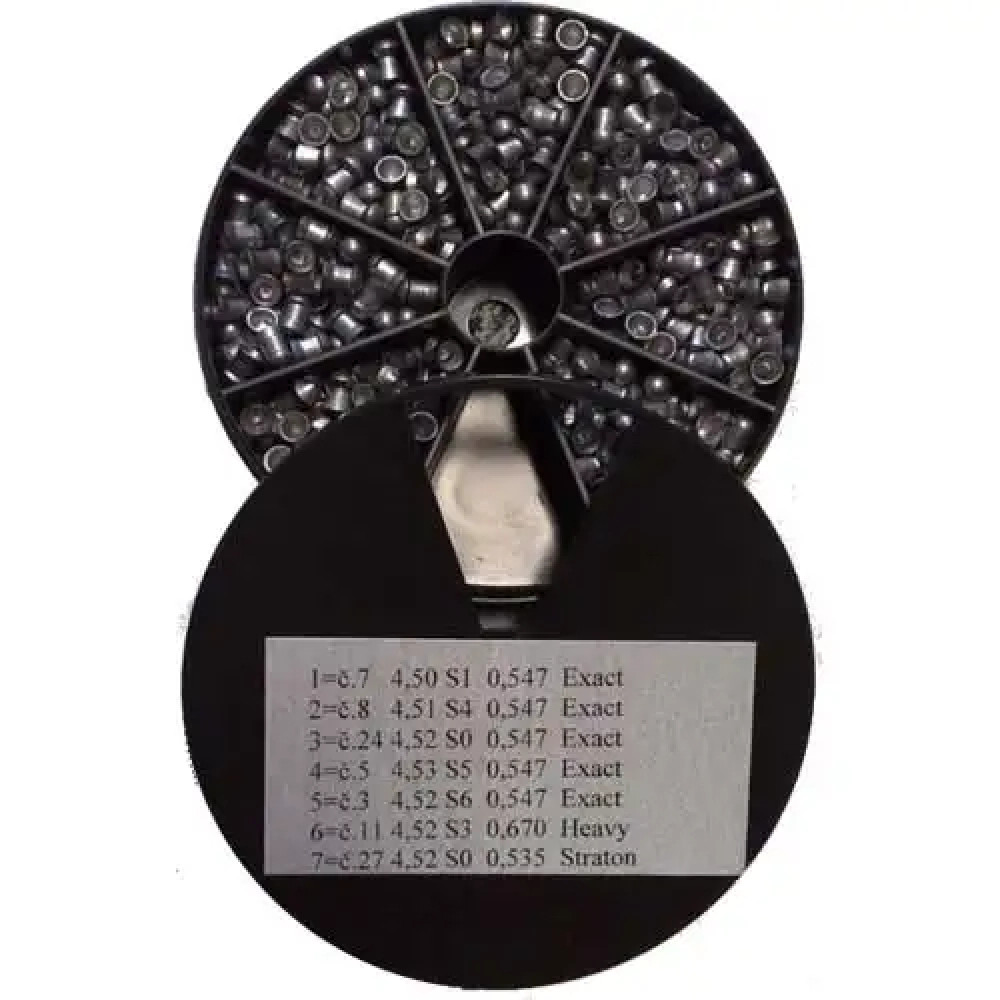 Пули пневматические JSB Diabolo Exact Test. Кал. 4.52 мм. Вес - 0.51/0.54/0.67/0.87 гр. 350 шт/уп