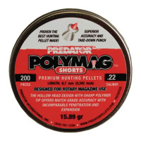 Пули пневматические JSB Polymag Shorts. Кал. 5.5 мм. Вес - 1.03 г. 200 шт/уп