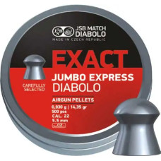 Пули пневматические JSB Diabolo Exact Jumbo Express. Кал. 5.52 мм. Вес - 0.93 г. 500 шт/уп