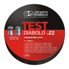 Пули пневматические JSB Exact Test. Кал. 5.5 мм. Вес - 1.03 /1.64/0.93/1.17/0.87 г. 500 шт/уп