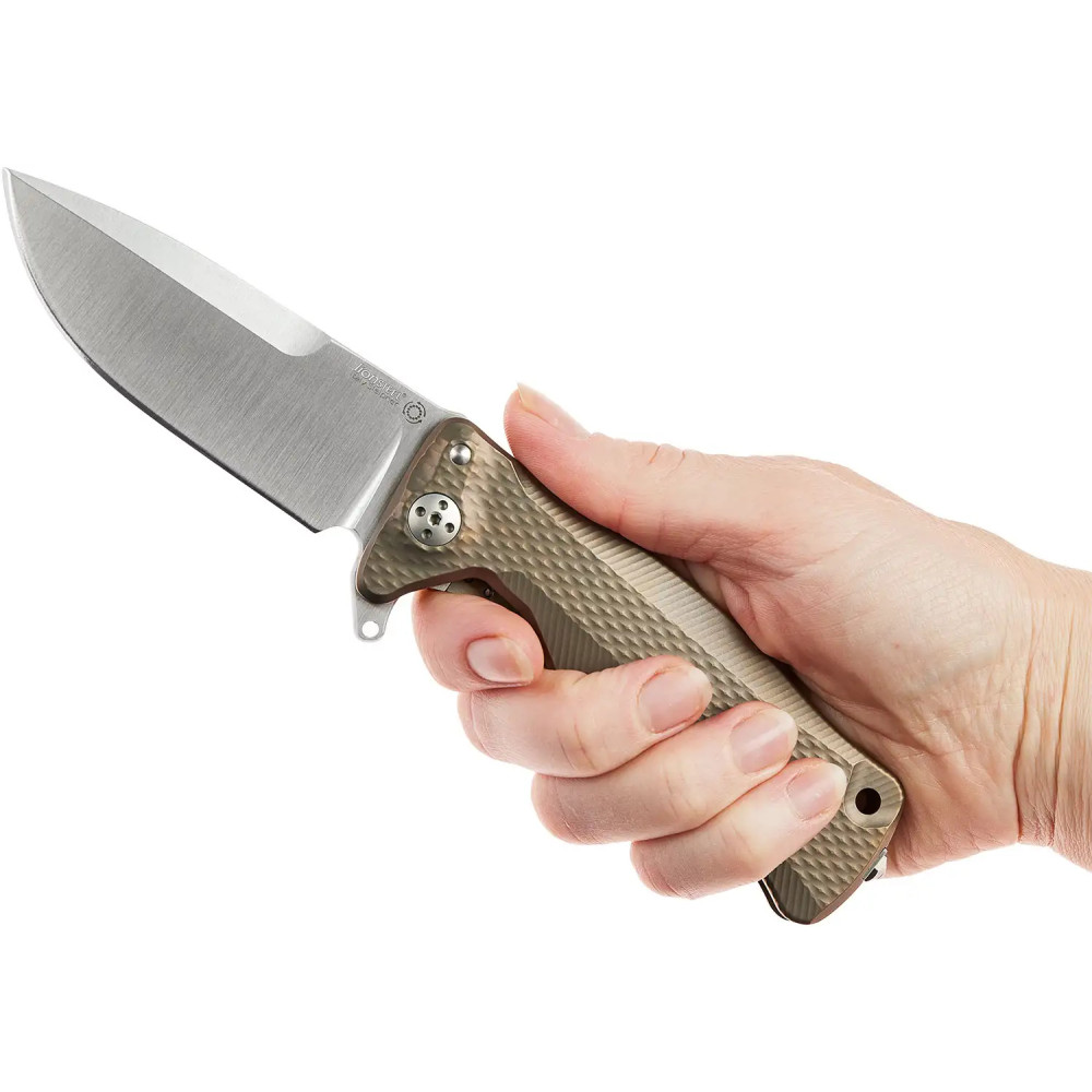 Ніж Lionsteel SR11 Titanium Brown