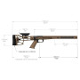 Ложа MDT HS3 для Tikka T3 SA Black