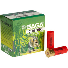 Патрон SAGA Gold Selva кал. 16/70 дробь №00 (4.5 мм) навеска 28 г. Нач.скорость - 430 м/с