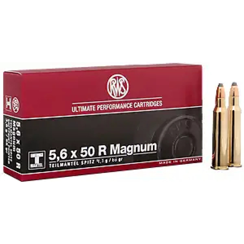 Патрон RWS 5,6х50 R Magnum куля ТМS маса 4,1 г