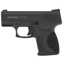 Пистолет стартовый Retay P114 кал. 9 мм. Цвет - black.