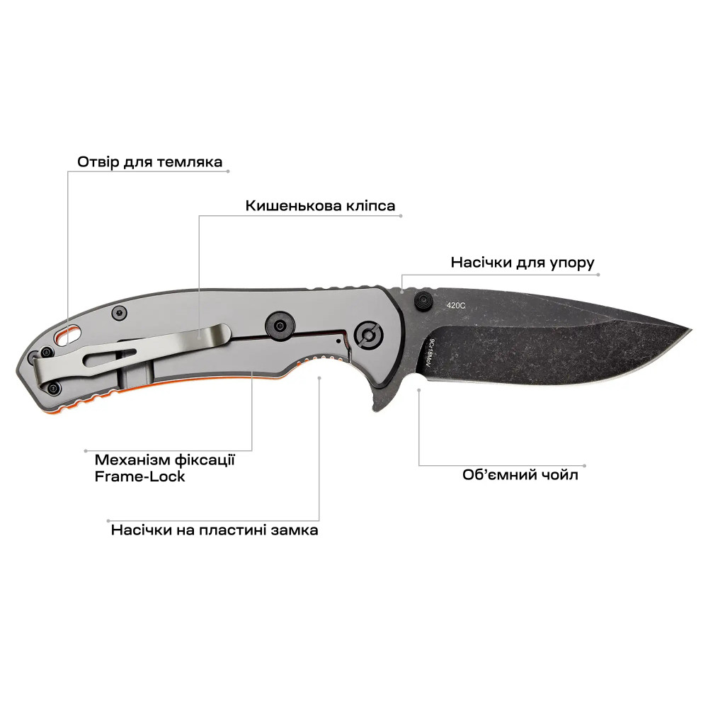 Нож Skif Sturdy II BSW Orange