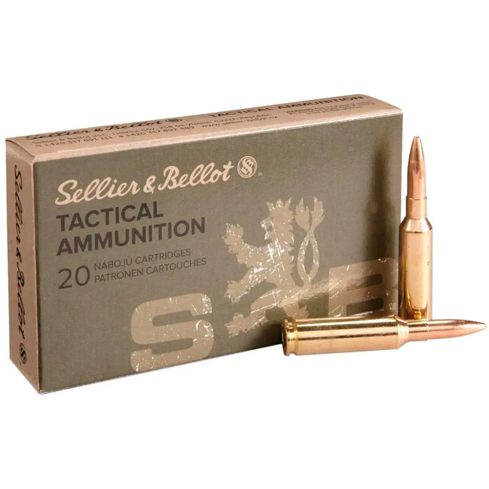 Патрон Sellier & Bellot кал. 6.5 Creedmoor куля FMJ-BT маса 9,1 г/ 140 гр
