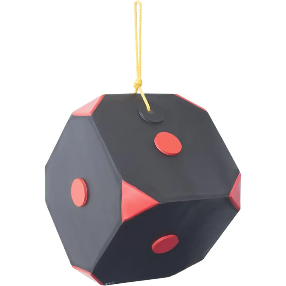Мішень для стрільби Yate Cube Polimix 4. 30x30x30 см. 40 lbs Black / Red