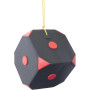 Мішень для стрільби Yate Cube Polimix 4. 30x30x30 см. 40 lbs Black / Red