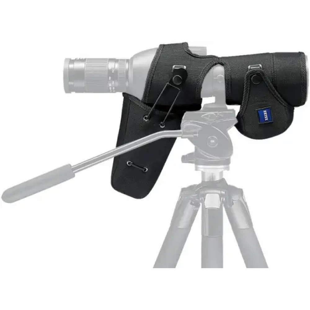 Чохол захисний для зорової труби Zeiss Diascope 85 T* FL з прямим окуляром. Матеріал - нейлон. Колір - чорний.